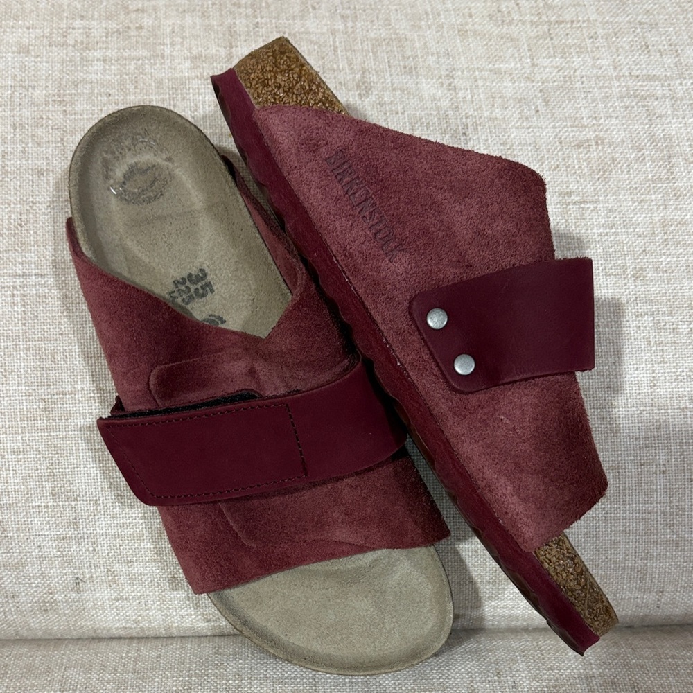 Birkenstock Kyoto sandal in Zinfandel